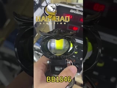 80В Сова Дизайн Белый Желтый Акриловый Кольцо Мотоцикл Светодиодные Прожекторы