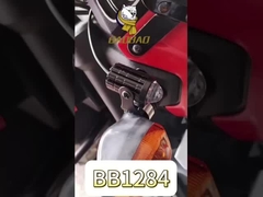 Белый Желтый 12В универсальный светодиодный фар MINI Мотоциклетный светофор