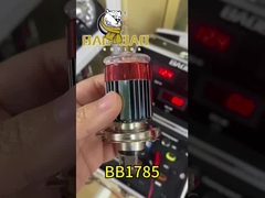 H4 BA20D Черный корпус 80В универсальная мотоциклетная светодиодная лампочка