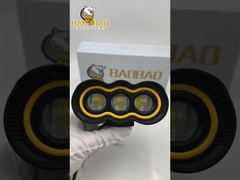 Пластиковый зеленый желтый 3 светодиодный мотоциклет фары светодиодные аксессуары огни мотоцикл