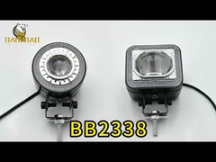 Алюминиевый белый желтый мигающий 12V 24V мотоциклетный светофор RGB Ring LED Fog Light