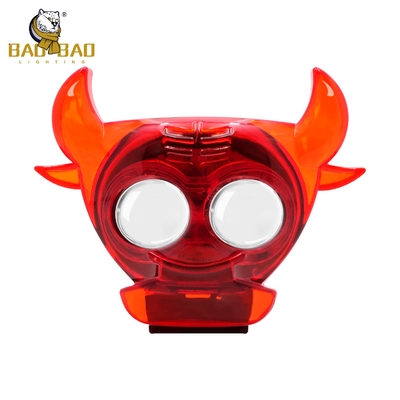 80В Bull Shape RGB Flash 2 Beads Auxiliary Projector Fog Light для велосипеда
